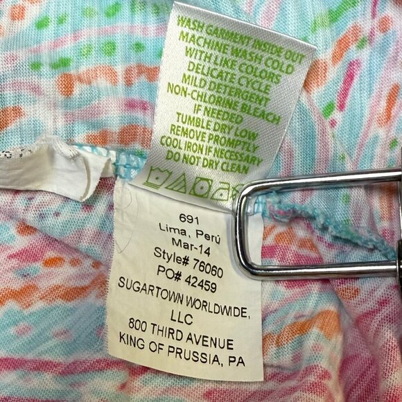 Lilly Pulitzer Hartley Tank Jellies Be Jammin Print Small EUC - Picture 6 of 9